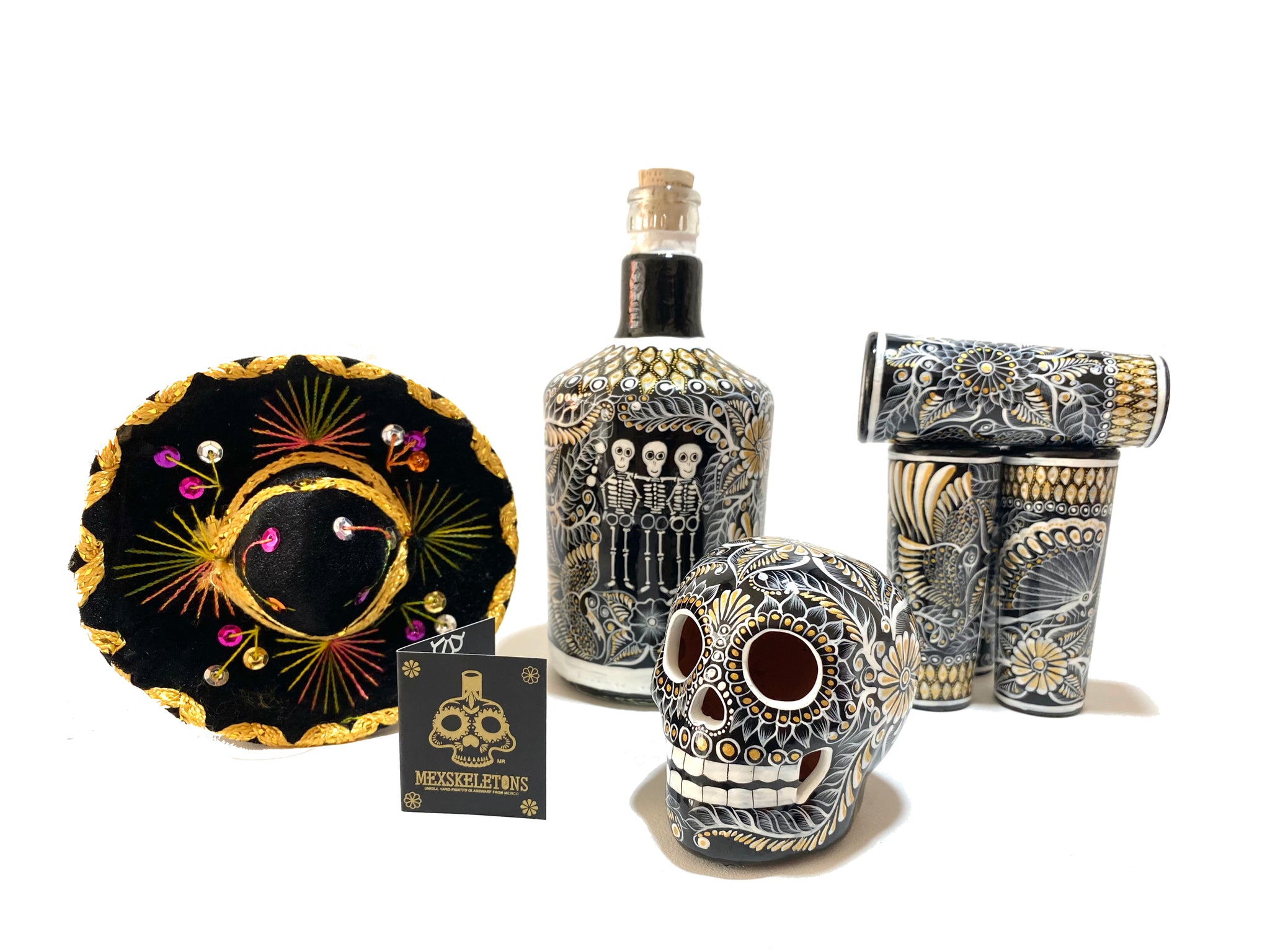Carafe à Whisky Crâne 1L Catrinaz - Decanter Skull Verre Borosilicaté Coffret Cadeau